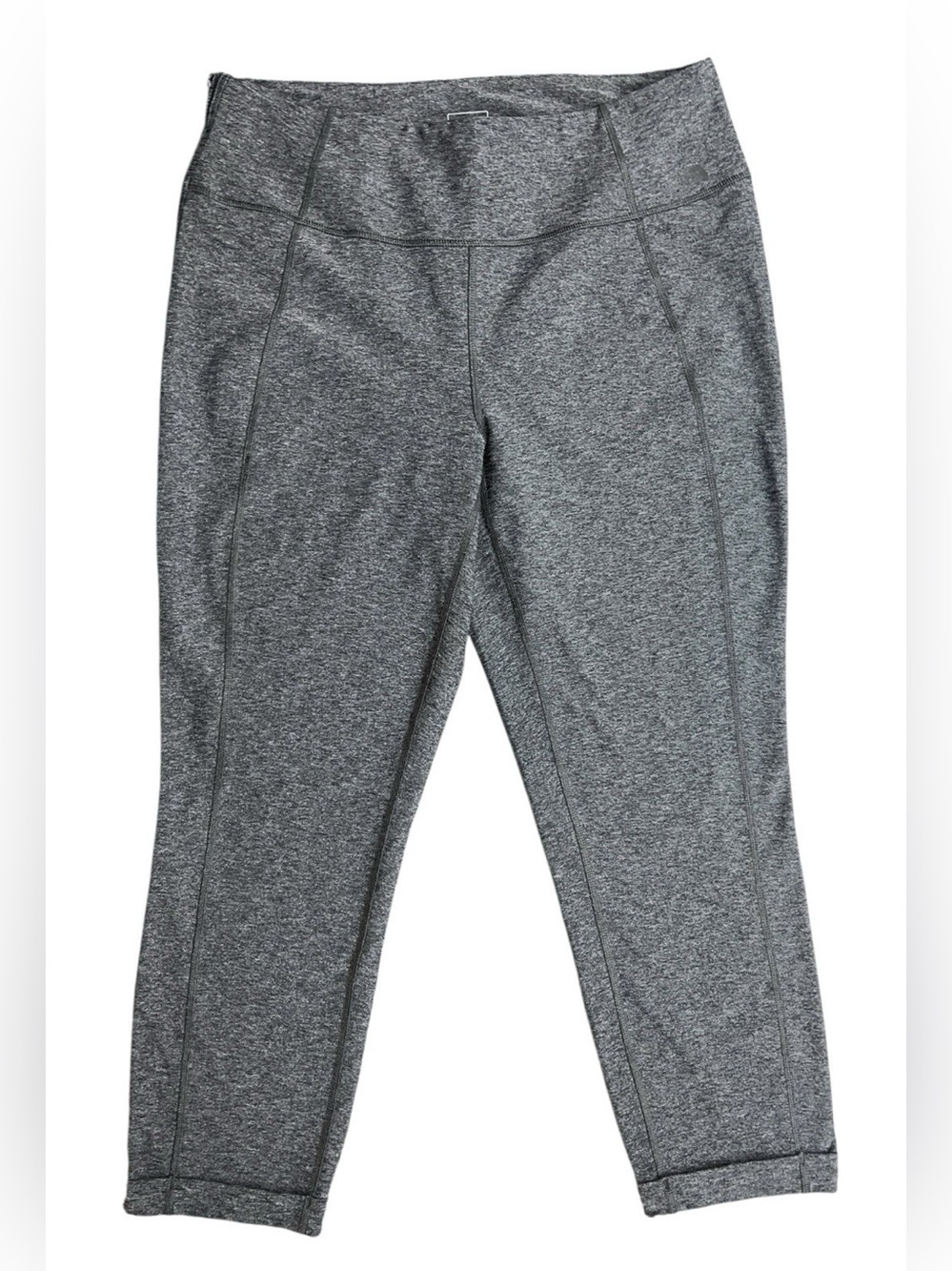 The North Face Women’s Grey Cuffed Cropped Flash Dry Active Pull On Pants L
